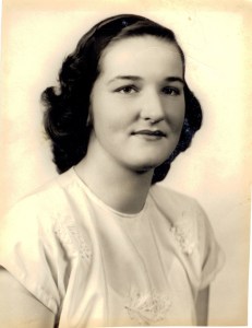 My mother with the beauty of youth.